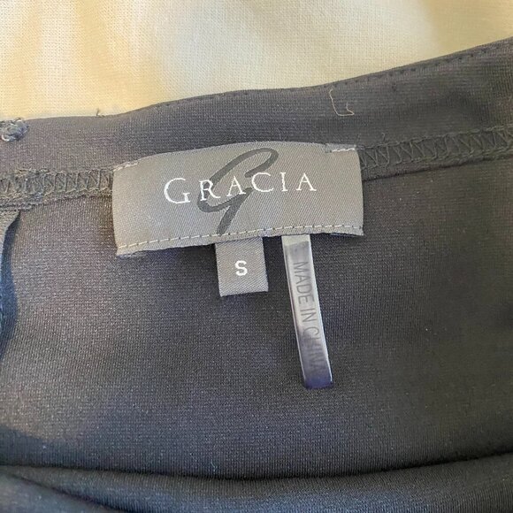 Gracia Black Short Formal Wedding‎ Guest Dress Women's Size Small - Picture 8 of 8